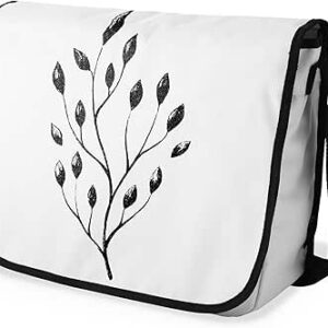 شنطة ماسنجر مدرسية مطبوعة رقمية بحزام اسود للبنات والاولاد من لو جاردين دو لين، شنطة ماسنجر للطلاب، شنط كتف مقاس 29 × 36 سم