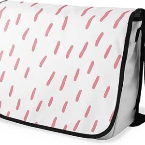 شنطة ماسنجر مدرسية مطبوعة رقمية بحزام اسود للبنات والاولاد من لو جاردين دو لين، شنطة ماسنجر للطلاب، شنط كتف مقاس 29 × 36 سم