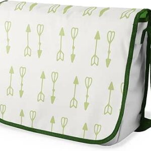 شنطة ماسنجر مدرسية مطبوعة رقميا مع احزمة كاكي للبنات والاولاد من لو جاردين دو لين، شنطة ماسنجر للطلاب، شنط كتف مقاس 29 × 36 سم