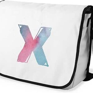 بوناميزون شنطة ماسنجر مدرسية مطبوعة رقميا مع حزام اسود للطلاب، شنطة كروس وشنطة ساعي، شنطة كتف للمدرسة، العودة الى المدرسة، المقاس: 29 × 36 سم