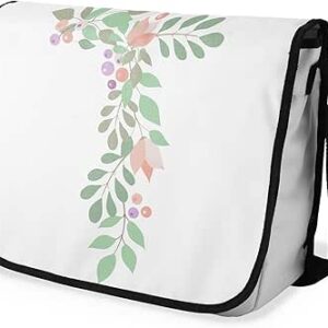 شنطة ماسنجر مدرسية مطبوعة رقمية بحزام اسود للبنات والاولاد من لو جاردين دو لين، شنطة ماسنجر للطلاب، شنط كتف مقاس 29 × 36 سم