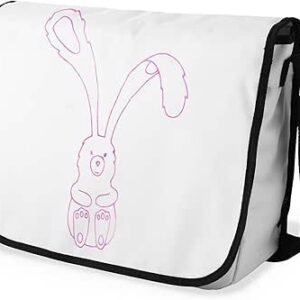 بوناميزون شنطة ماسنجر مدرسية مطبوعة رقميا مع حزام اسود للطلاب، شنطة كروس وشنطة ساعي، شنطة كتف للمدرسة، العودة الى المدرسة، المقاس: 29 × 36 سم