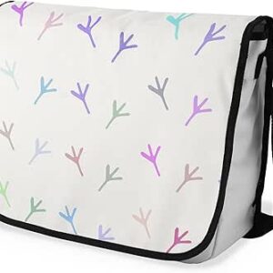 بوناميزون شنطة ماسنجر مدرسية مطبوعة رقميا مع حزام اسود للطلاب، شنطة كروس وشنطة ساعي، شنطة كتف للمدرسة، العودة الى المدرسة، المقاس: 29 × 36 سم