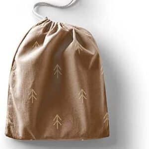 بوناميزون شنطة منتجات قطنية مطبوعة مع رباط، شنطة بقالة قابلة لاعادة الاستخدام، اكياس صديقة للبيئة وقابلة للتحلل البيولوجي، شنطة سفر، شنط تسوق، صديقة للبيئة، قابلة للطي، المقاس: 12×15 سم