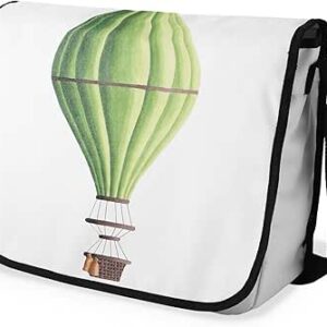 شنطة ماسنجر مدرسية مطبوعة رقمية بحزام اسود للبنات والاولاد من لو جاردين دو لين، شنطة ماسنجر للطلاب، شنط كتف مقاس 29 × 36 سم