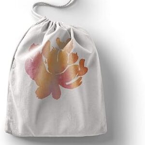 بوناميزون شنطة منتجات قطنية مطبوعة مع رباط، شنطة بقالة قابلة لاعادة الاستخدام، اكياس صديقة للبيئة وقابلة للتحلل البيولوجي، شنطة سفر، شنط تسوق، صديقة للبيئة، قابلة للطي، المقاس: 20×30 سم