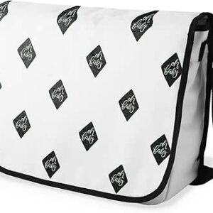 شنطة ماسنجر مدرسية مطبوعة رقمية بحزام اسود للبنات والاولاد من لو جاردين دو لين، شنطة ماسنجر للطلاب، شنط كتف مقاس 29 × 36 سم