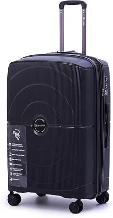 جقيبة سفر من ريفليكشن مصنوعة البولي بروبيلين بهيكل صلب خفيف الوزن ومتين مع عجلات دوارة مزدوجة وقفل تي اس ايه