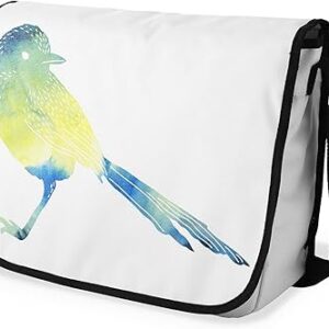 بوناميزون شنطة ماسنجر مدرسية مطبوعة رقميا مع حزام اسود للطلاب، شنطة كروس وشنطة ساعي، شنطة كتف للمدرسة، العودة الى المدرسة، المقاس: 29 × 36 سم