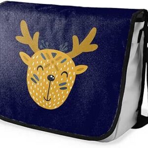 بوناميزون شنطة ماسنجر مدرسية مطبوعة رقميا للطلاب، شنطة كروس بودي وشنطة ساعي، شنطة كتف للمدرسة، العودة الى المدرسة، المقاس: 29 × 36 سم، ألوان متعددة