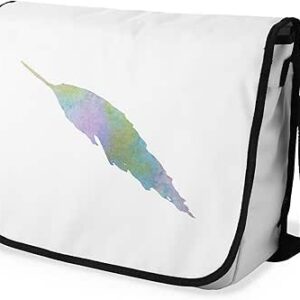 شنطة ماسنجر مدرسية مطبوعة رقمية بحزام اسود للبنات والاولاد من لو جاردين دو لين، شنطة ماسنجر للطلاب، شنط كتف مقاس 29 × 36 سم