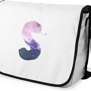 شنطة ماسنجر مدرسية مطبوعة رقمية بحزام اسود للبنات والاولاد من لو جاردين دو لين، شنطة ماسنجر للطلاب، شنط كتف مقاس 29 × 36 سم