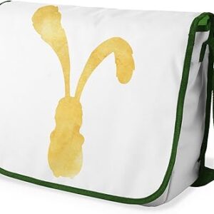 بوناميزون شنطة ماسنجر مدرسية مطبوعة رقميا مع حزام كاكي للطلاب، شنطة كروس وشنطة ساعي، شنطة كتف للمدرسة، العودة الى المدرسة، المقاس: 29 × 36 سم، ألوان متعددة