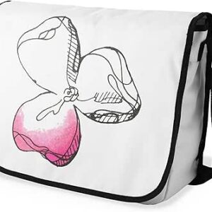 بوناميزون شنطة ماسنجر مدرسية مطبوعة رقميا مع حزام اسود للطلاب، شنطة كروس وشنطة ساعي، شنطة كتف للمدرسة، العودة الى المدرسة، المقاس: 29 × 36 سم