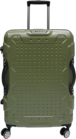VIP شنطة سفر بعجلات ذات 8 عجلات بهيكل صلب من هاي لاندر مقاس 28 × 48 × 67 سم، اخضر، 28 × 48 × 67 سم، شنطة سفر بعجلات دوارة