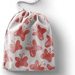 بوناميزون شنطة منتجات قطنية مطبوعة مع رباط، شنطة بقالة قابلة لاعادة الاستخدام، اكياس صديقة للبيئة وقابلة للتحلل البيولوجي، شنطة سفر، شنط تسوق، صديقة للبيئة، قابلة للطي، المقاس: 12×15 سم