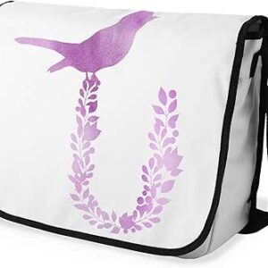 بوناميزون شنطة ماسنجر مدرسية مطبوعة رقميا مع حزام اسود للطلاب، شنطة كروس وشنطة ساعي، شنطة كتف للمدرسة، العودة الى المدرسة، المقاس: 29 × 36 سم