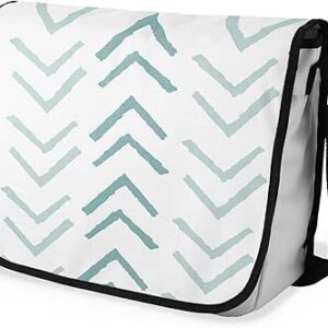 شنطة ماسنجر مدرسية مطبوعة رقمية بحزام اسود للبنات والاولاد من لو جاردين دو لين، شنطة ماسنجر للطلاب، شنط كتف مقاس 29 × 36 سم