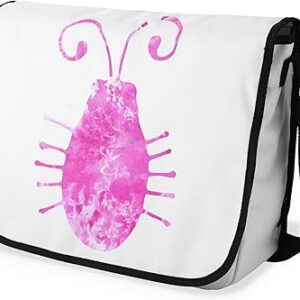 شنطة ماسنجر مدرسية مطبوعة رقمية بحزام اسود للبنات والاولاد من لو جاردين دو لين، شنطة ماسنجر للطلاب، شنط كتف مقاس 29 × 36 سم