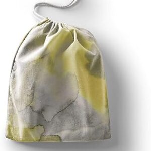 بوناميزون شنطة منتجات قطنية مطبوعة مع رباط، شنطة بقالة قابلة لاعادة الاستخدام، اكياس صديقة للبيئة وقابلة للتحلل البيولوجي، شنطة سفر، شنط تسوق، صديقة للبيئة، قابلة للطي، المقاس: 12×15 سم