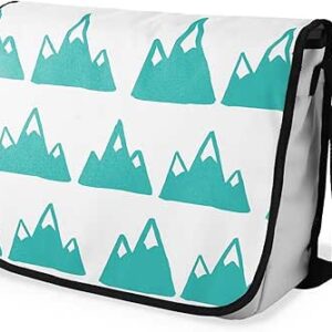 شنطة ماسنجر مدرسية مطبوعة رقمية بحزام اسود للبنات والاولاد من لو جاردين دو لين، شنطة ماسنجر للطلاب، شنط كتف مقاس 29 × 36 سم