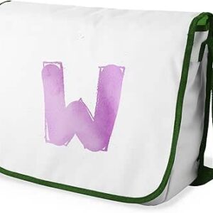 شنطة ماسنجر مدرسية مطبوعة رقميا مع احزمة كاكي للبنات والاولاد من لو جاردين دو لين، شنطة ماسنجر للطلاب، شنط كتف مقاس 29 × 36 سم