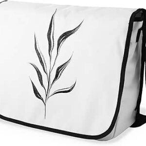 شنطة ماسنجر مدرسية مطبوعة رقمية بحزام اسود للبنات والاولاد من لو جاردين دو لين، شنطة ماسنجر للطلاب، شنط كتف مقاس 29 × 36 سم