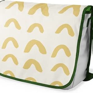 شنطة ماسنجر مدرسية مطبوعة رقميا مع احزمة كاكي للبنات والاولاد من لو جاردين دو لين، شنطة ماسنجر للطلاب، شنط كتف مقاس 29 × 36 سم