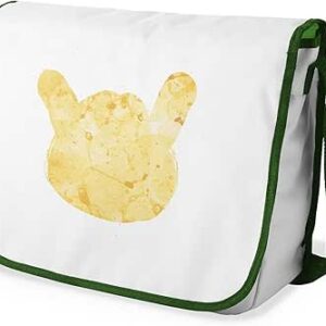 شنطة ماسنجر مدرسية مطبوعة رقميا مع احزمة كاكي للبنات والاولاد من لو جاردين دو لين، شنطة ماسنجر للطلاب، شنط كتف مقاس 29 × 36 سم