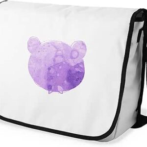 بوناميزون شنطة ماسنجر مدرسية مطبوعة رقميا مع حزام اسود للطلاب، شنطة كروس وشنطة ساعي، شنطة كتف للمدرسة، العودة الى المدرسة، المقاس: 29 × 36 سم