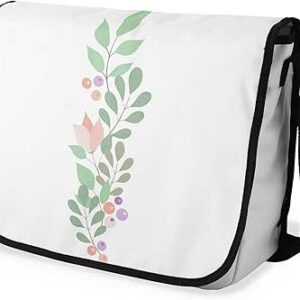 شنطة ماسنجر مدرسية مطبوعة رقمية بحزام اسود للبنات والاولاد من لو جاردين دو لين، شنطة ماسنجر للطلاب، شنط كتف مقاس 29 × 36 سم