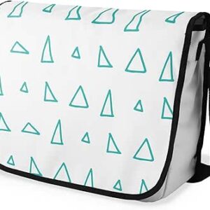 شنطة ماسنجر مدرسية مطبوعة رقمية بحزام اسود للبنات والاولاد من لو جاردين دو لين، شنطة ماسنجر للطلاب، شنط كتف مقاس 29 × 36 سم