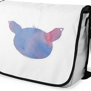 شنطة ماسنجر مدرسية مطبوعة رقمية بحزام اسود للبنات والاولاد من لو جاردين دو لين، شنطة ماسنجر للطلاب، شنط كتف مقاس 29 × 36 سم