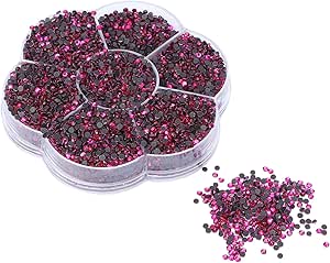 زجاج، زجاج كريستالي قابل للاستخدام على نطاق واسع، سهل الاستخدام للملابس والاحذية (S601 - احمر خوخي)