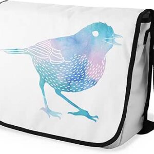 بوناميزون شنطة ماسنجر مدرسية مطبوعة رقميا مع حزام اسود للطلاب، شنطة كروس وشنطة ساعي، شنطة كتف للمدرسة، العودة الى المدرسة، المقاس: 29 × 36 سم