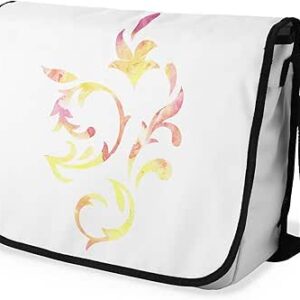 بوناميزون شنطة ماسنجر مدرسية مطبوعة رقميا مع حزام اسود للطلاب، شنطة كروس وشنطة ساعي، شنطة كتف للمدرسة، العودة الى المدرسة، المقاس: 29 × 36 سم