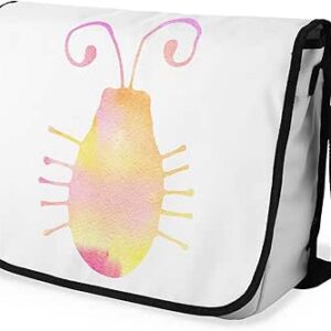 بوناميزون شنطة ماسنجر مدرسية مطبوعة رقميا مع حزام اسود للطلاب، شنطة كروس وشنطة ساعي، شنطة كتف للمدرسة، العودة الى المدرسة، المقاس: 29 × 36 سم