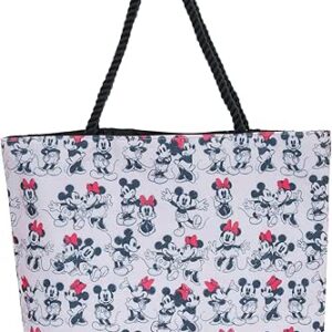 ديزني شنطة سفر توت بطبعة ميكي وميني ماوس