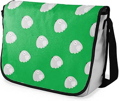 بوناميزون شنطة ماسنجر مدرسية مطبوعة رقميا للطلاب، شنطة كروس بودي وشنطة ساعي، شنطة كتف للمدرسة، العودة الى المدرسة، المقاس: 29 × 36 سم، ألوان متعددة