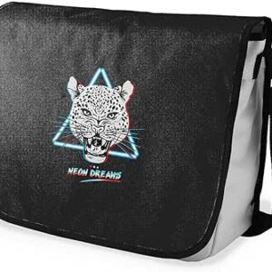 بوناميزون شنطة ماسنجر مدرسية مطبوعة رقميا للطلاب، شنطة كروس بودي وشنطة ساعي، شنطة كتف للمدرسة، العودة الى المدرسة، المقاس: 29 × 36 سم