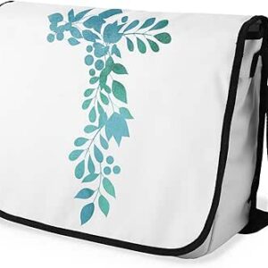 شنطة ماسنجر مدرسية مطبوعة رقمية بحزام اسود للبنات والاولاد من لو جاردين دو لين، شنطة ماسنجر للطلاب، شنط كتف مقاس 29 × 36 سم