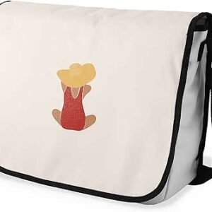 شنطة ماسنجر مدرسية مطبوعة رقمية بحزام اسود للبنات والاولاد من لو جاردين دو لين، شنطة ماسنجر للطلاب، شنط كتف مقاس 29 × 36 سم