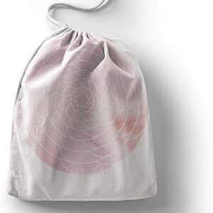 بوناميزون شنطة منتجات قطنية مطبوعة مع رباط، شنطة بقالة قابلة لاعادة الاستخدام، اكياس صديقة للبيئة وقابلة للتحلل البيولوجي، شنطة سفر، شنط تسوق، صديقة للبيئة، قابلة للطي، المقاس: 20×30 سم