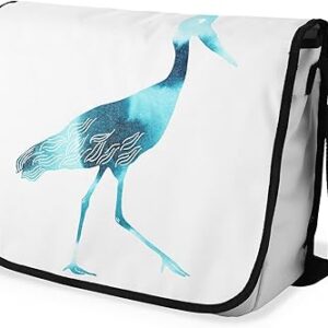 شنطة ماسنجر مدرسية مطبوعة رقمية بحزام اسود للبنات والاولاد من لو جاردين دو لين، شنطة ماسنجر للطلاب، شنط كتف مقاس 29 × 36 سم