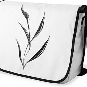 شنطة ماسنجر مدرسية مطبوعة رقمية بحزام اسود للبنات والاولاد من لو جاردين دو لين، شنطة ماسنجر للطلاب، شنط كتف مقاس 29 × 36 سم