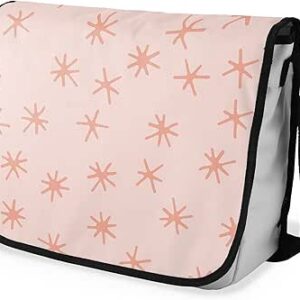 بوناميزون شنطة ماسنجر مدرسية مطبوعة رقميا مع حزام اسود للطلاب، شنطة كروس وشنطة ساعي، شنطة كتف للمدرسة، العودة الى المدرسة، المقاس: 29 × 36 سم