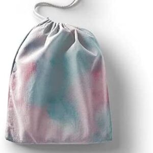 بوناميزون شنطة منتجات قطنية مطبوعة مع رباط، شنطة بقالة قابلة لاعادة الاستخدام، اكياس صديقة للبيئة وقابلة للتحلل البيولوجي، شنطة سفر، شنط تسوق، صديقة للبيئة، قابلة للطي، المقاس: 20×30 سم، قماش