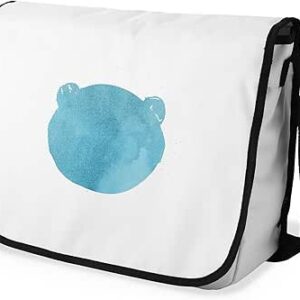 شنطة ماسنجر مدرسية مطبوعة رقمية بحزام اسود للبنات والاولاد من لو جاردين دو لين، شنطة ماسنجر للطلاب، شنط كتف مقاس 29 × 36 سم