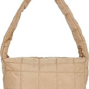 حقيبة يد منتفخة للنساء مصنوعة من قماش زغب من واي سي بي يو ار اس اي دي ان - حقائب ملونة