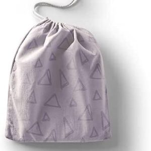 بوناميزون شنطة منتجات قطنية مطبوعة مع رباط، شنطة بقالة قابلة لاعادة الاستخدام، اكياس صديقة للبيئة وقابلة للتحلل البيولوجي، شنطة سفر، شنط تسوق، صديقة للبيئة، قابلة للطي، المقاس: 12×15 سم